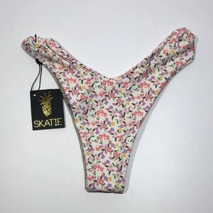 SKATIE Multicolor Floral Bikini Swim Suzanne Bottoms XS